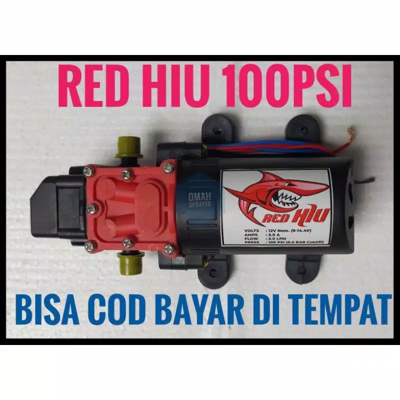 DINAMO Pompa Sprayer RED HIU Super Air DC 12V Murah