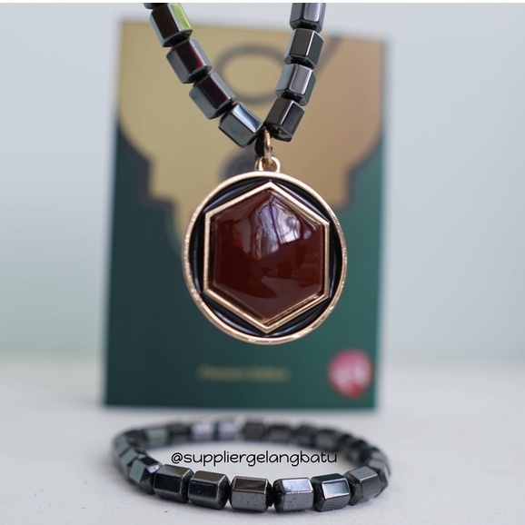 GANNAMYONG PREMIUM KALUNG KESEHATAN LAFAZ ALLAH GOLD kecil biomagnet