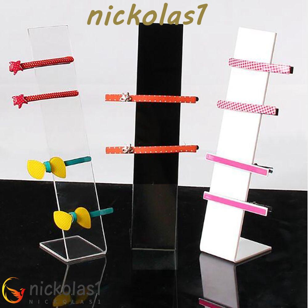 Nickolas1 Rak Display / Organizer Jepit Rambut / Gelang Bahan Akrilik Transparan Gaya Simple Untuk Toko