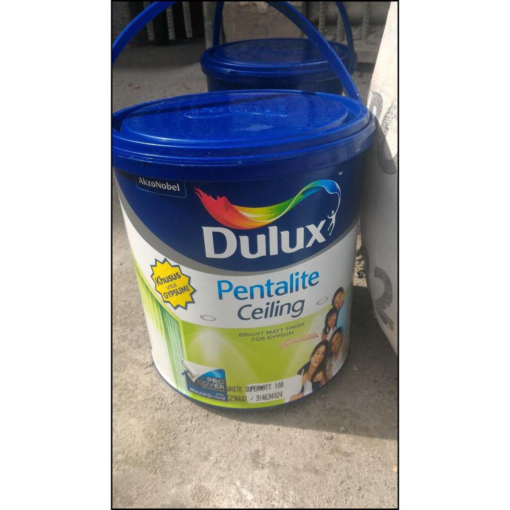 CAT DULUX PENTALITE BRILLIANT WHITE 20 LITER Shopee Indonesia