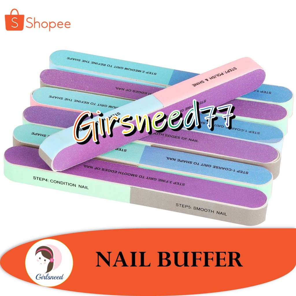 Kikir Kuku Nail Buffer 7 Step GIRLSNEED77