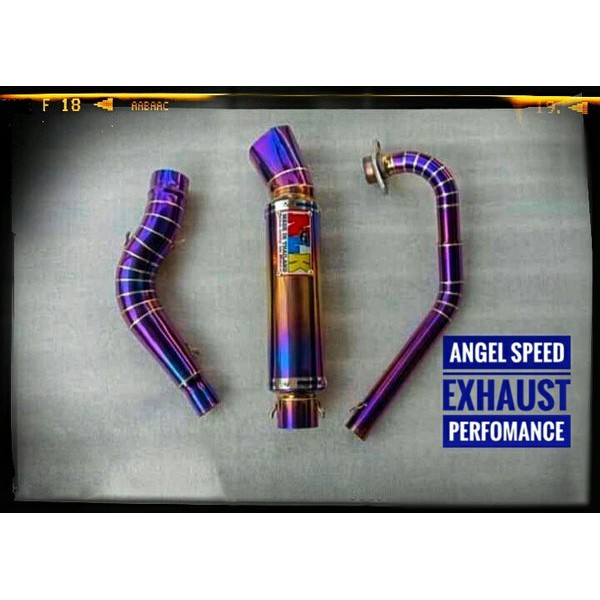 knalpot nlk racing full stainlis pnp vixion satria fu jup mx old mx new mx king cb150 r sonic tiger