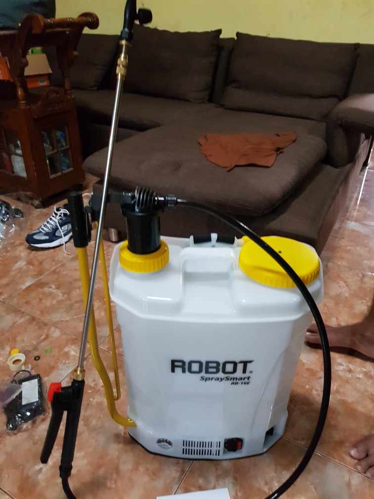 Sprayer  Hama/disenfektan Robot Rb-16e 2 In 1  Spraysmart  Pestisida Elektrik Dan Manual 2in1