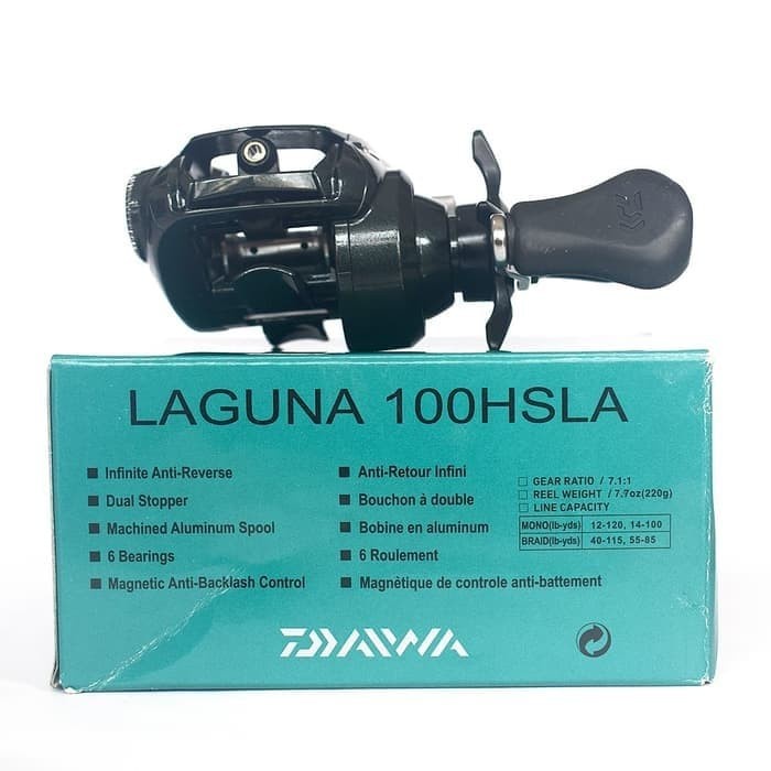 Termurah.. Reel Baitcasting Bc Daiwa Laguna 100 Hsla Cv