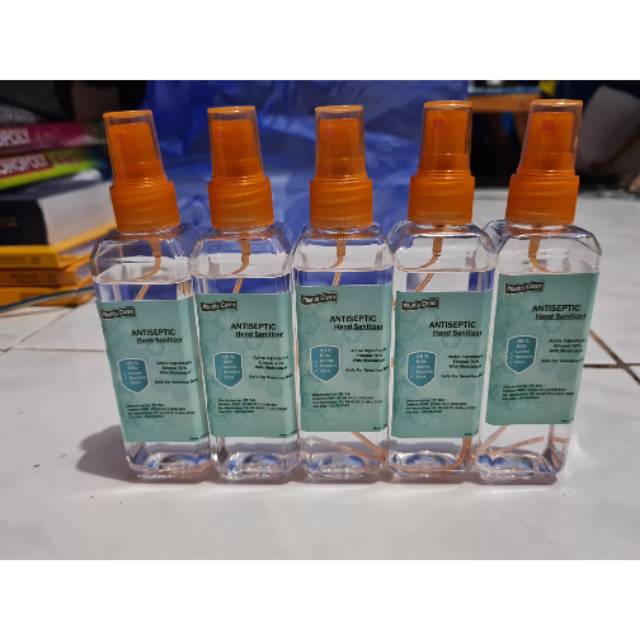 Hand sanitizer 100ml ada izin depkes murah bisa partai antiseptuc spray cair, antis spray