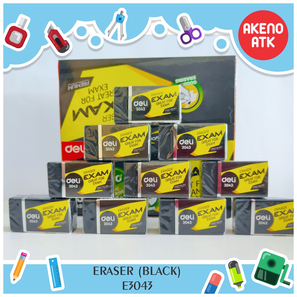 

PENGHAPUS / ERASER BLACK E3043