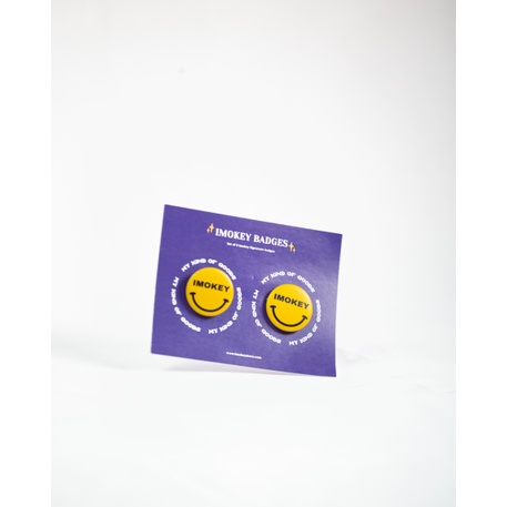 Imokey Smile Badges - Pin Badges