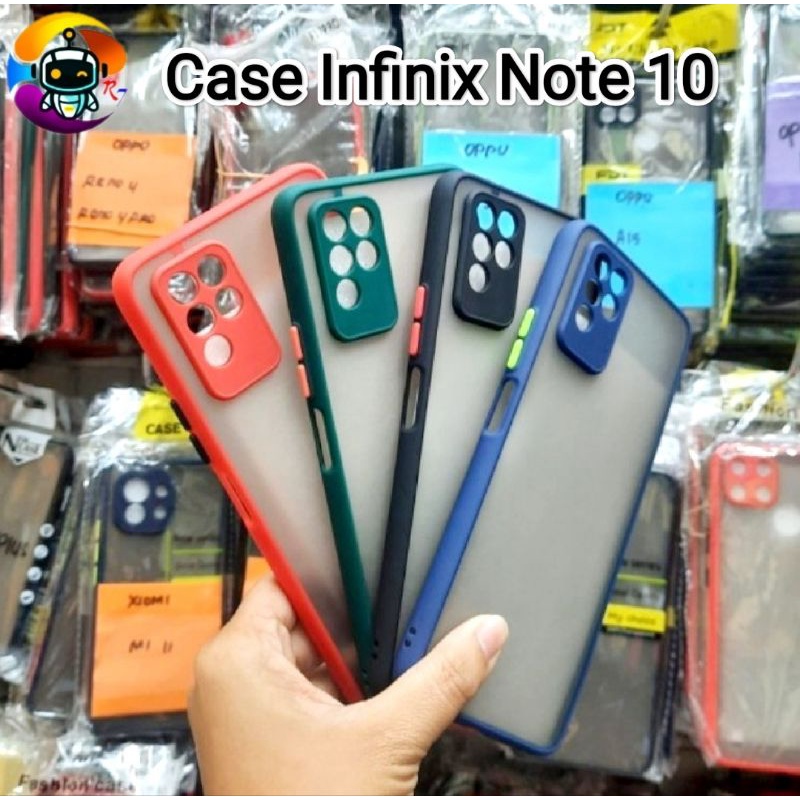 Softcase Infinix Note 10 Dove Colour