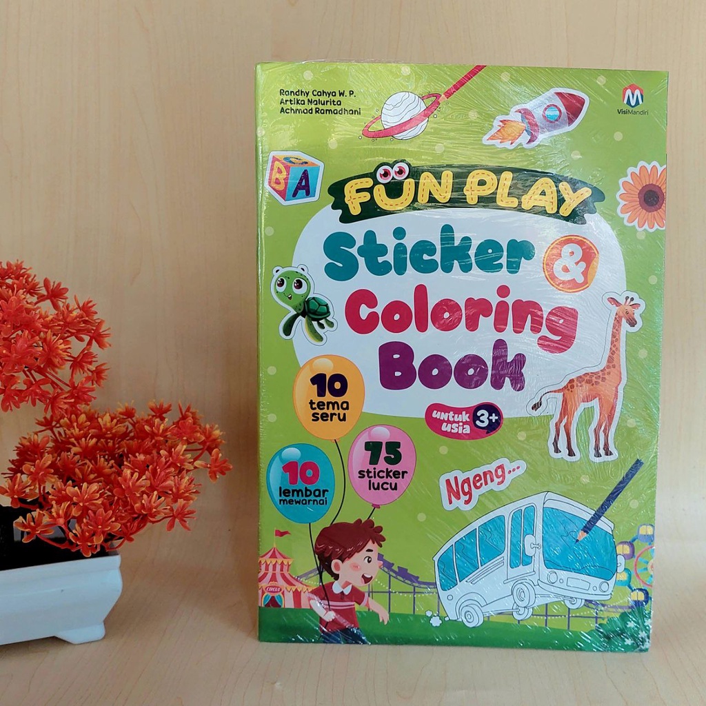 Fun Play Sticker & Coloring Book