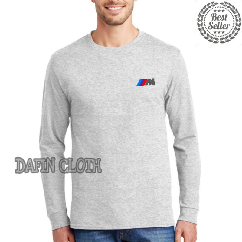 Tshirt Baju Kaos Pria Lengan Panjang BMW Terbaru