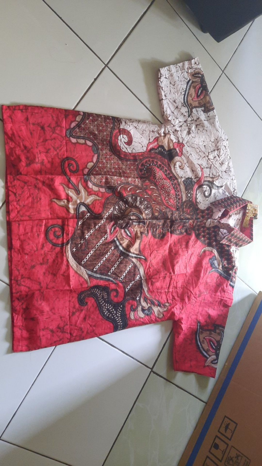 Promo Kemeja Batik Pria Lengan Pendek Hem Batik Pria Motif Lung& Wahana Batik Pekalongan Best Seller