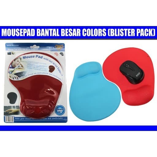 Mouse pad bantal Gel wrist support H-02 - Mousepad mat surface H02