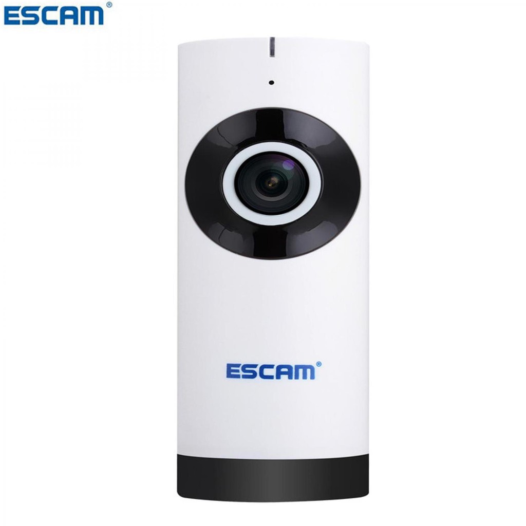 Escam Moai Qp110 Fisheye Wireless Ip Camera Cctv 1/4 Inch Cmos 720P J-Escam Kualitas Baik