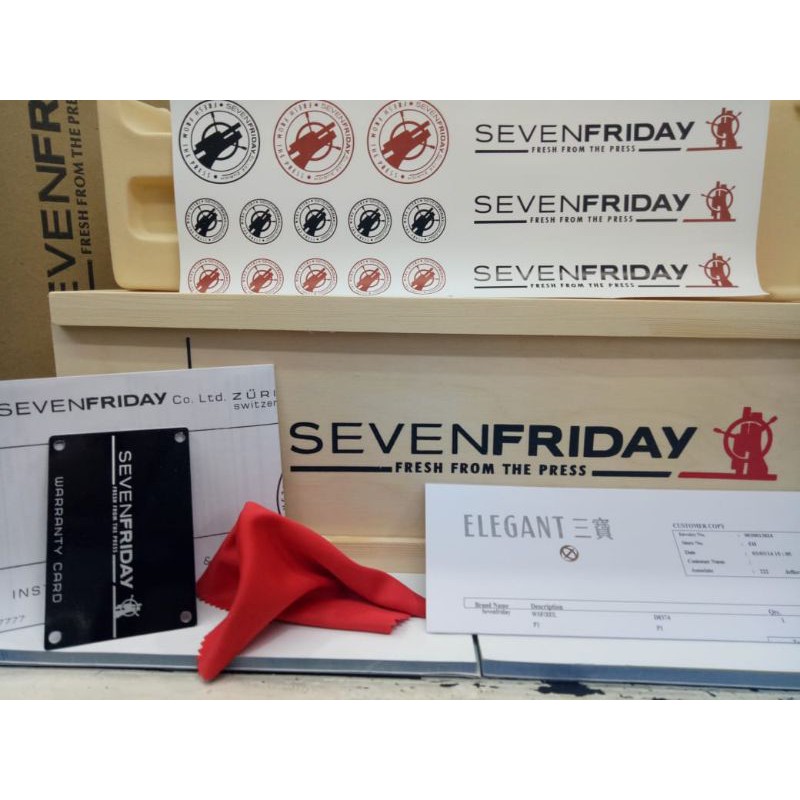kotak jam tangan Sevenfriday original