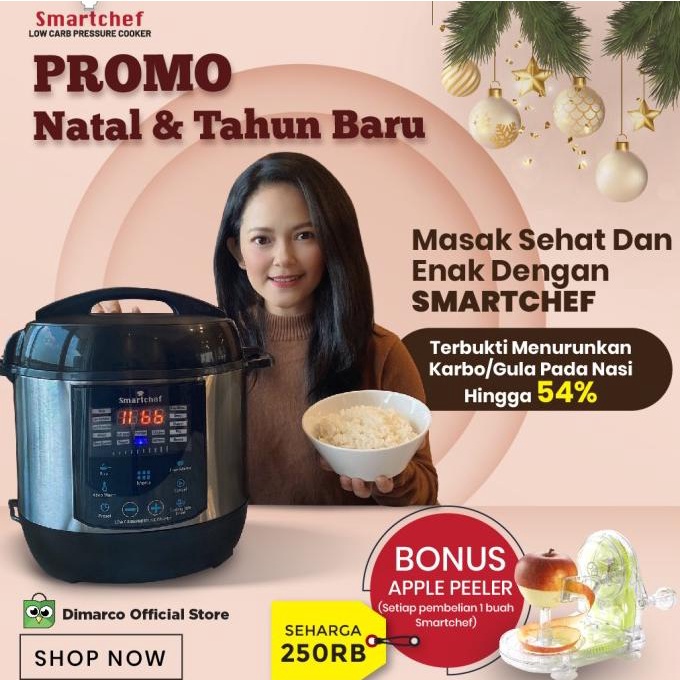 Jual Smart Chef Low Carbo Rice Cooker Pressure Cooker Listrik Garansi