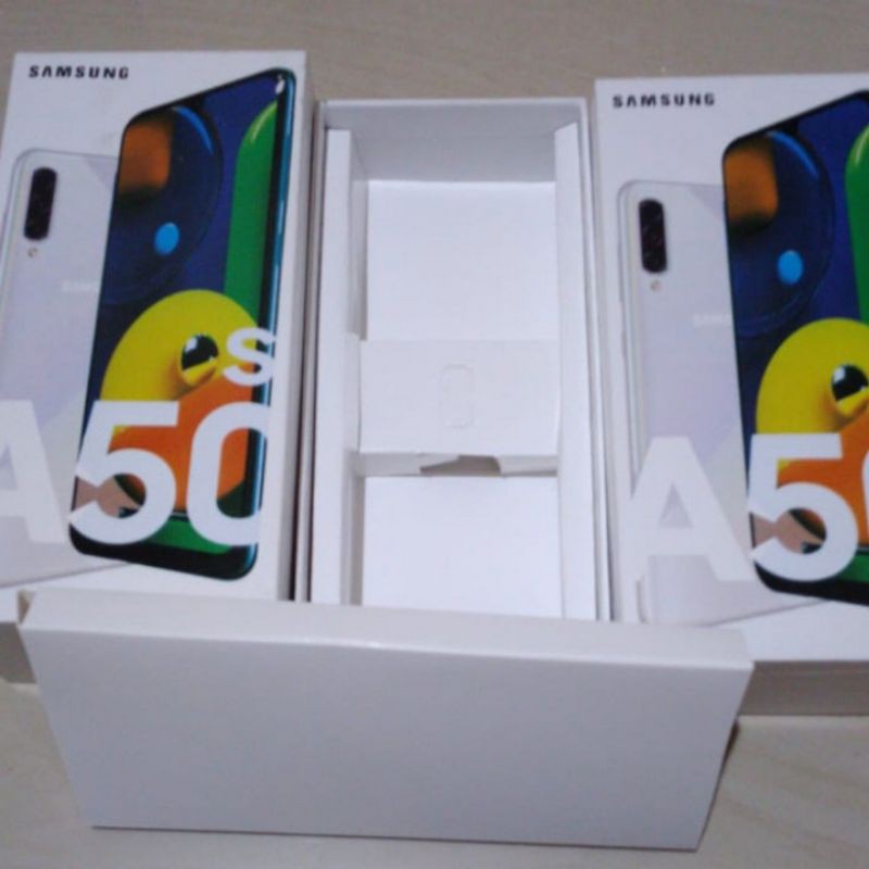 

Dus box samsung A50s ready semua warna free imei
