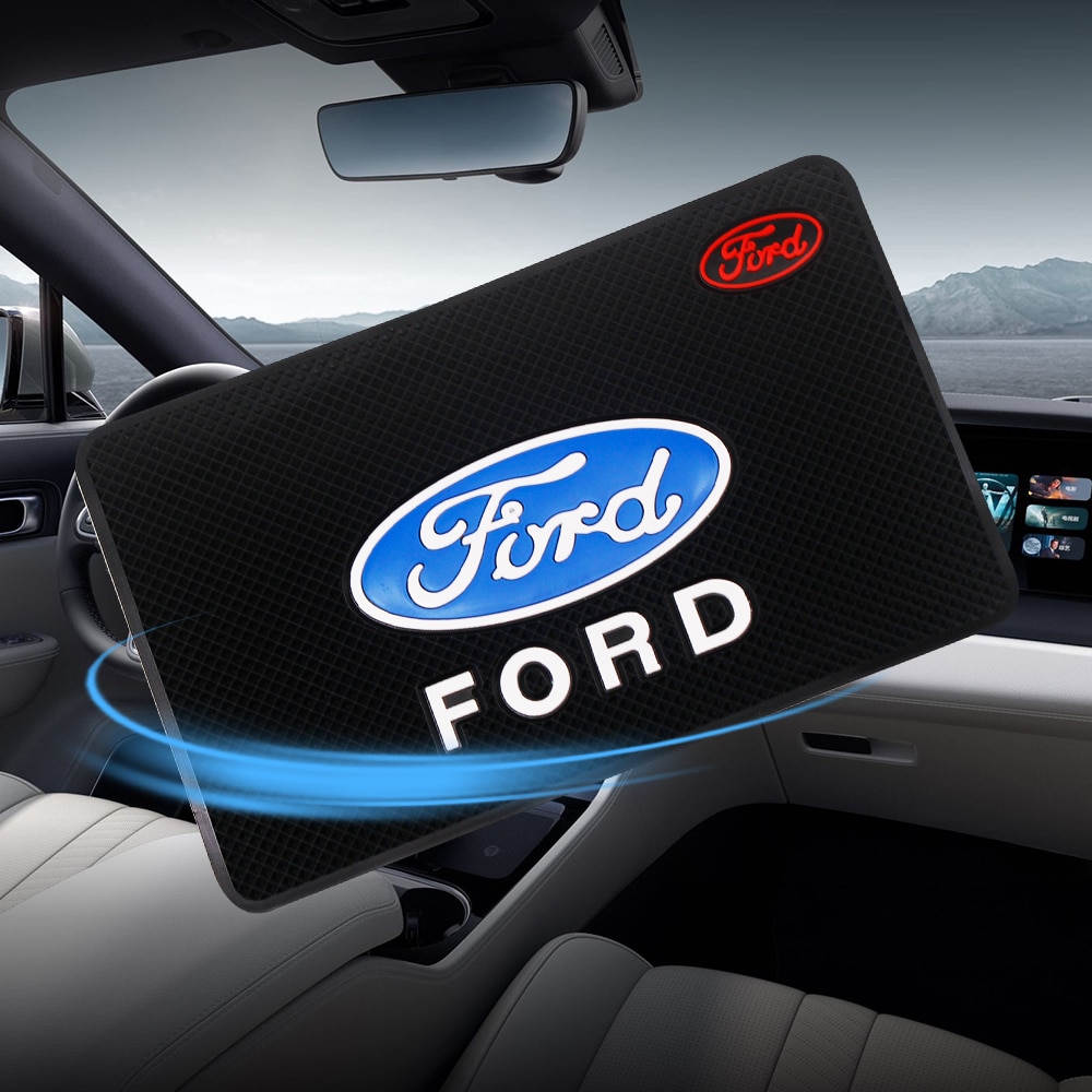 Matras Dashboard Mobil Bahan Pvc Anti Slip Tahan Air Untuk Ford Fiesta Ranger Ecosport Focus Everest