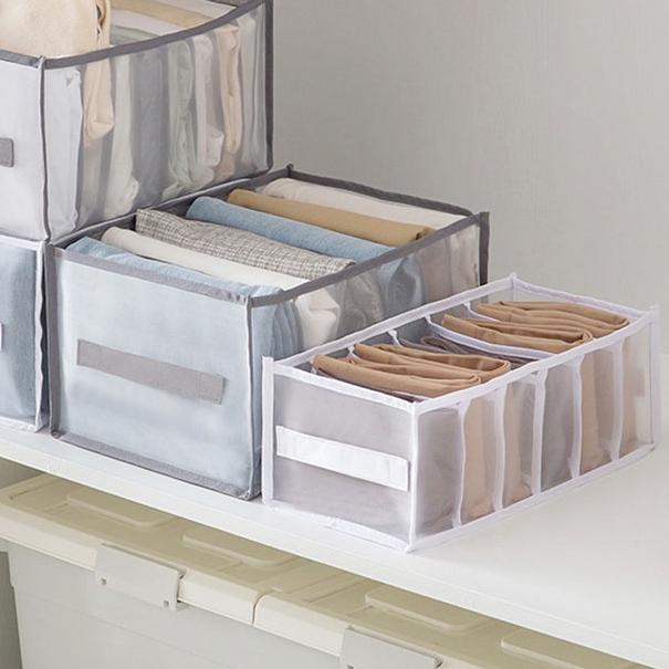 ➱ Tempat Kotak Box Penyimpanan Baju Pakaian Bayi Serbaguna Rak Celana Dalam CD Dan Bra Daleman - Tem