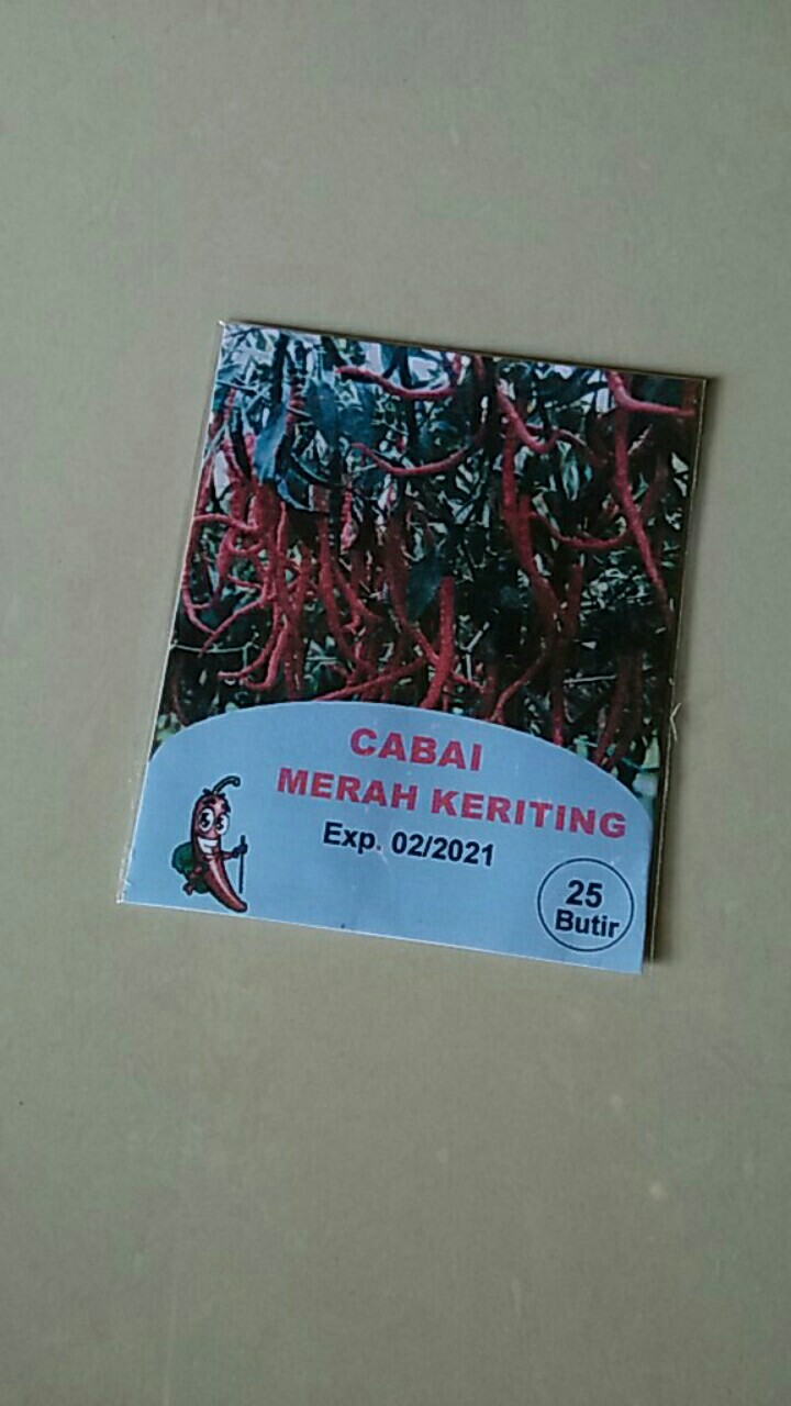 Benih Biji Bibit Cabe Merah Keriting