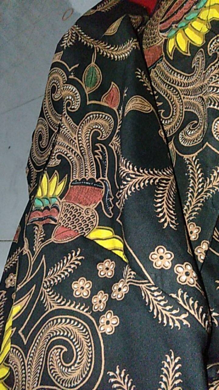 Batik Pria Lengan Panjang Keratonan Solo Premium Produksi Batik Aluna Sku 064