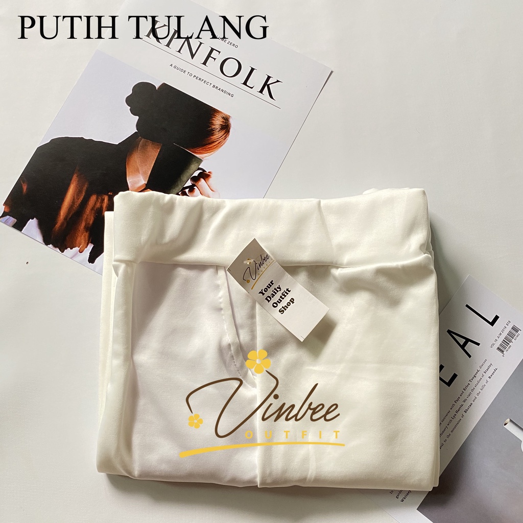 VIOLET HIGHWAIST LOOSE PANTS KULOT CRINCLE AIRFLOW-KULOT SCUBA - BW