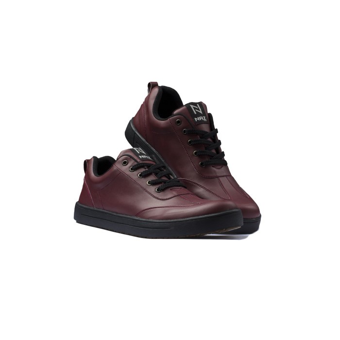 DK01 X NAZREAL Sepatu Sneakers Pria Maroon Terbaru Dalton