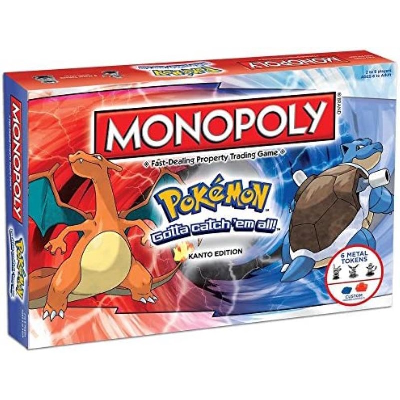 MONOPOLY POKEMON KANTO EDITION board game