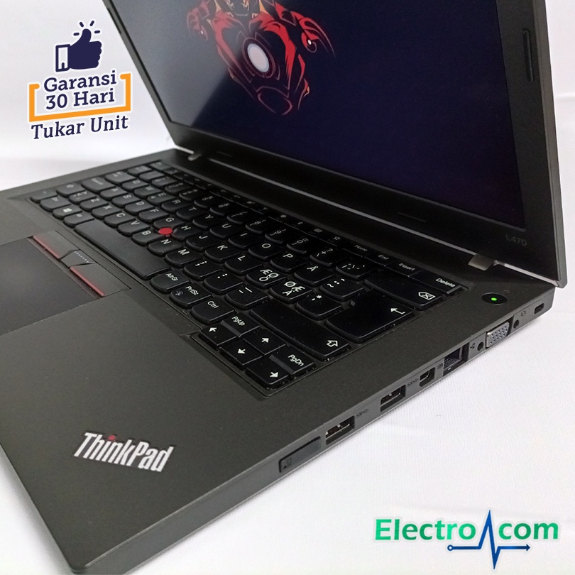 Laptop Lenovo Thinkpad L470 i5 Gen6 RAM 16GB SSD 512GB 14Inch MULUS