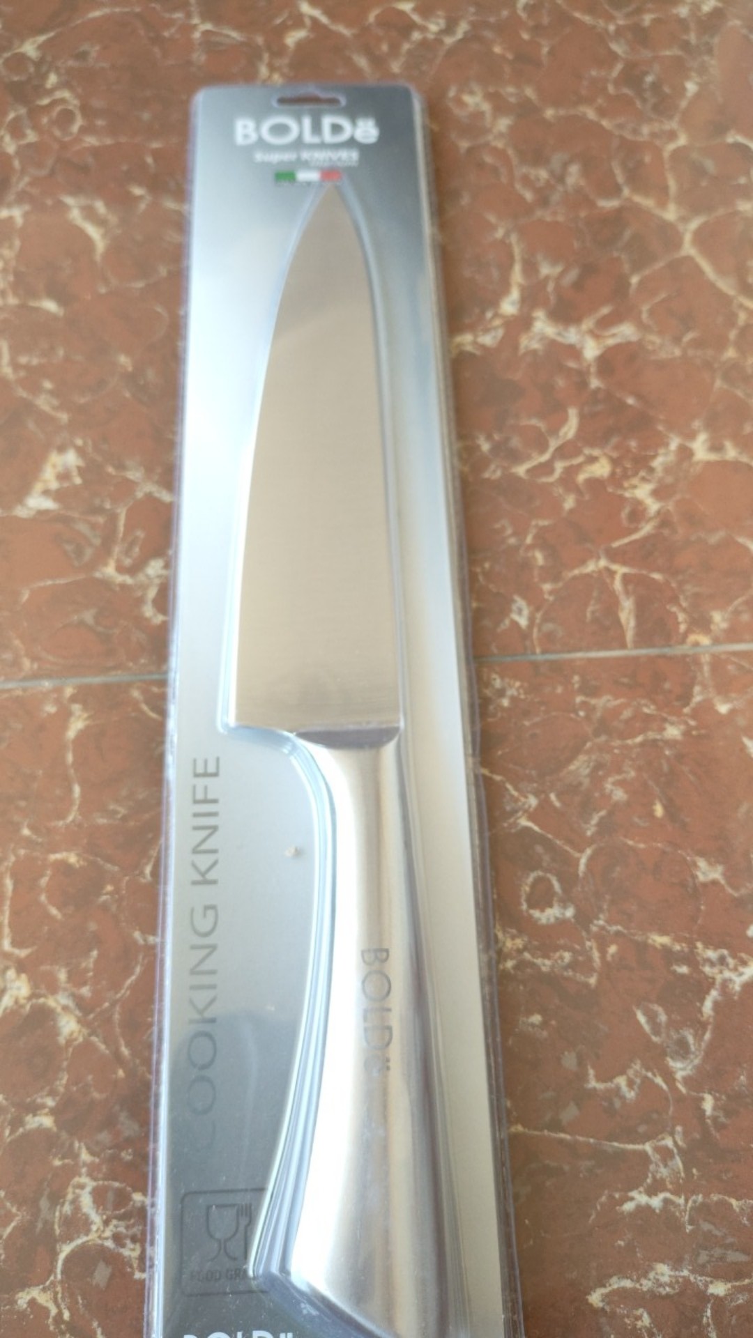 Knife Bolde Cooking Titanium ( Pisau Dapur Titanium )