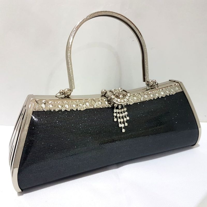 Clutch Pesta Farnell  Diamond Tas Kondangan Wanita Import Cantik Mewah 2209