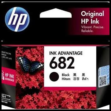 Tinta Hp 682 Black Hp682 Hp682B 682B Original Ink Advantage Cartridge