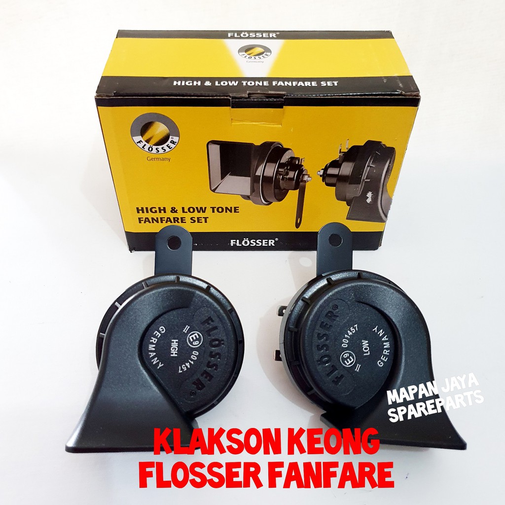 KLAKSON BEL KEONG FANFARE FLOSSER SUARA MOBIL EROPA 12V