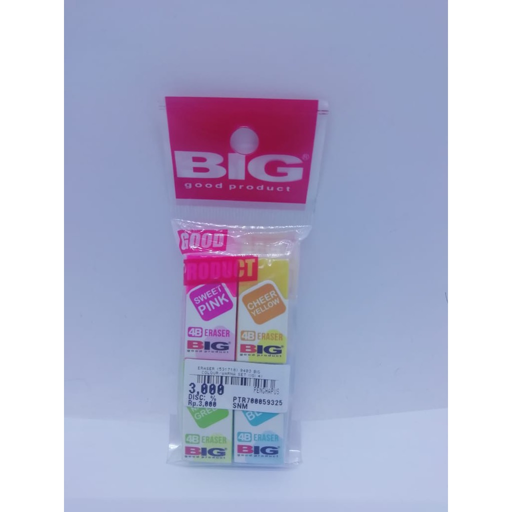 

ERASER 9403 BIG COLOUR/WARNA SET (ISI 4) / 700059325