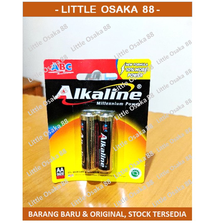 Baterai ABC Alkaline AA isi 2