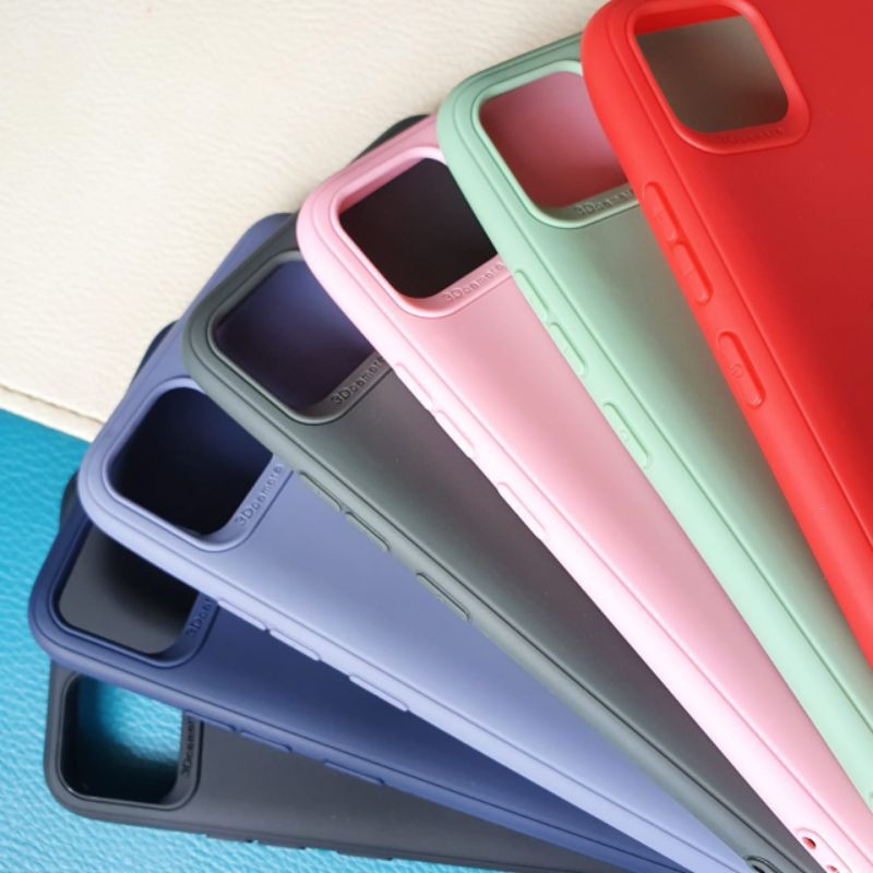 YKCS 0395c REALME C11 realmec11 soft case back pastel tebal casing Hp silikon polos warna matte