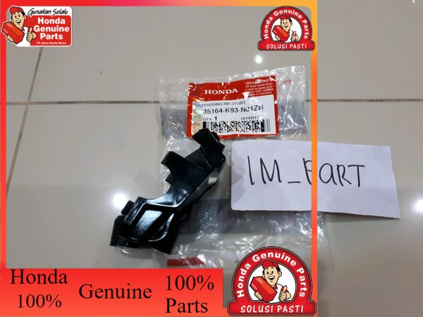 MURAH rumah tutup holder kanan bagian gas new scoopy fi 2017 ring 12 35164-K93-N01ZB