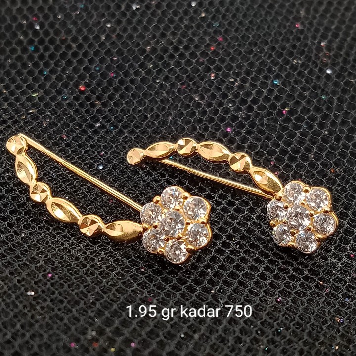 Anting Emas 17K -  1.95 Kadar 750 - 1618