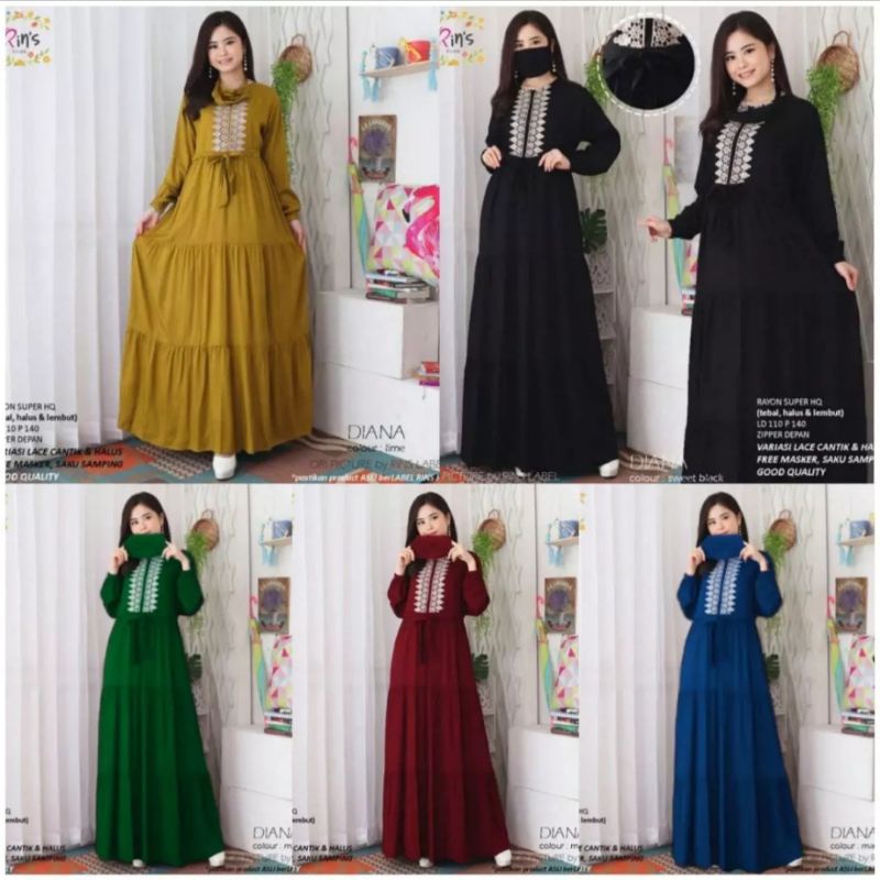 gamis wanita muslim susun arabian