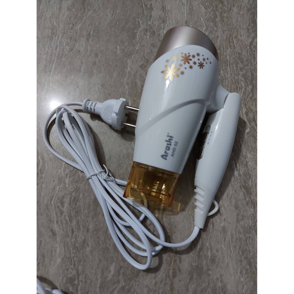 Hair Dryer ARASHI AHD 02/ Pengering Rambut Merek ARASHI AHD 02/ Pengering Rambut Travel Mini ARASHI