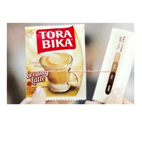 Torabika Creamy Latte Isi 10sachet Kopi Bubuk Instan Gula Terpisah Tora Bika Krimi Tanpa Ampas 10 Sachet Torra Bika