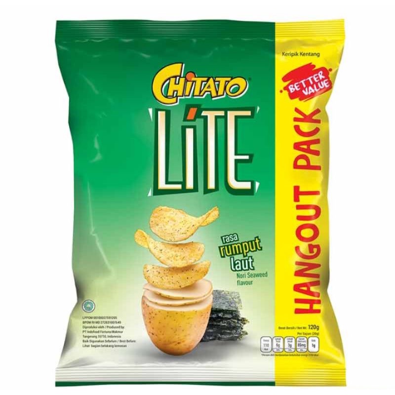 

Chitato Lite snack potato nori sweed 120Gr