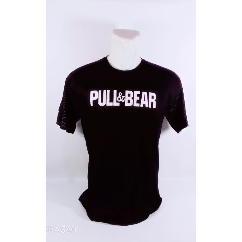 Kaos Pull & Bear Hitam Baju Pull & Bear