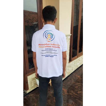 Kaos Polo Muktamar Muhammadiyah ke 48