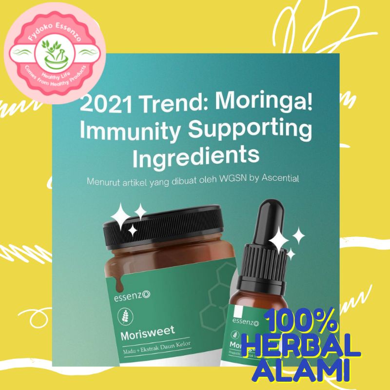 

Essenzo Morisweet Meningkatkan Daya Tahan Tubuh Menurunkan Kolesterol Memperlancar Peredaran Darah