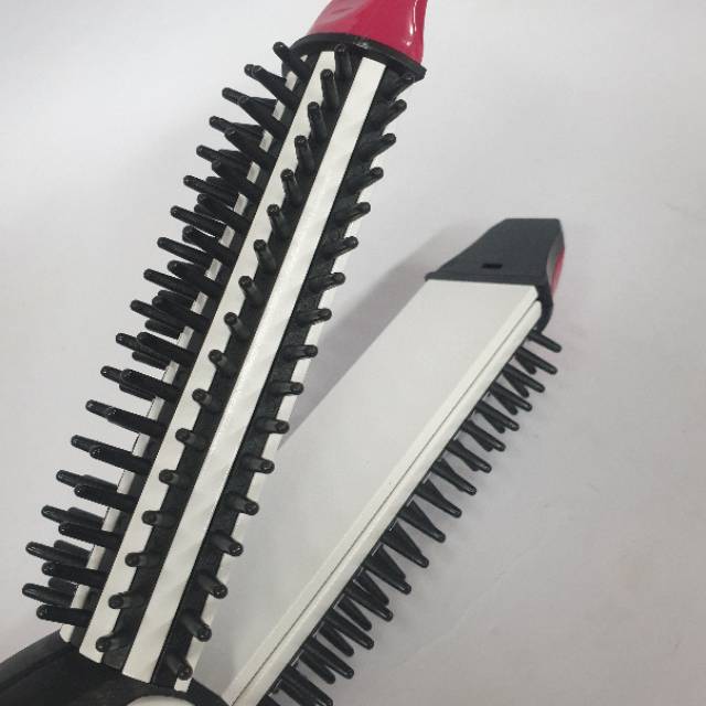 Catok Rambut 3in1 Gowei Bagus Alat Catokan Lurus Rebonding Gerigi Baba Curler Keriting GW-761