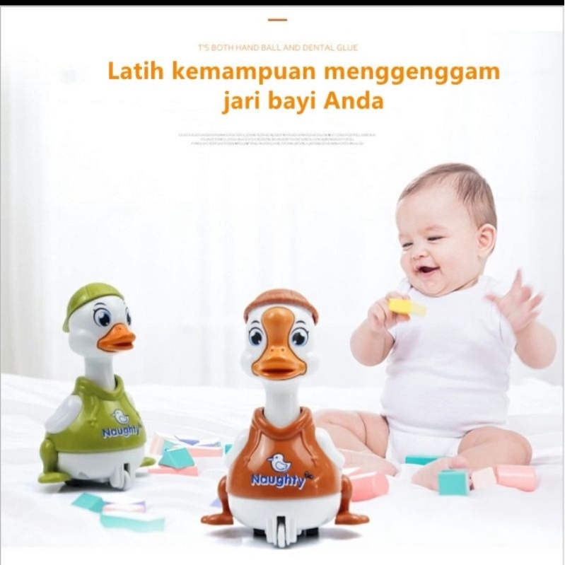 mainan happy owl toy &amp; snail tekan jalan