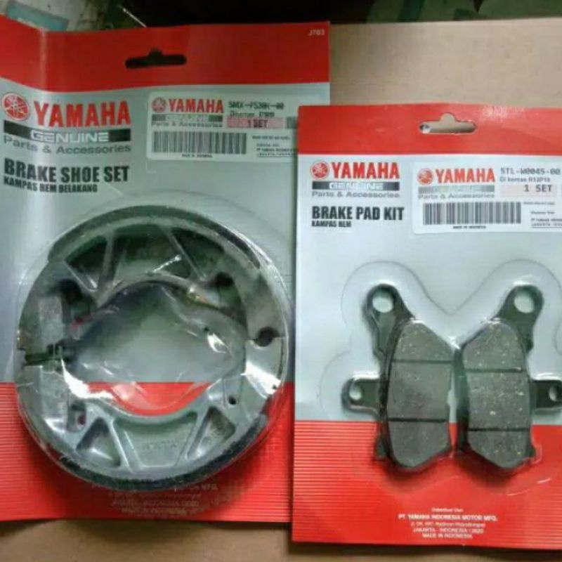 Kampas Rem Depan Belakang Mio Sporty..