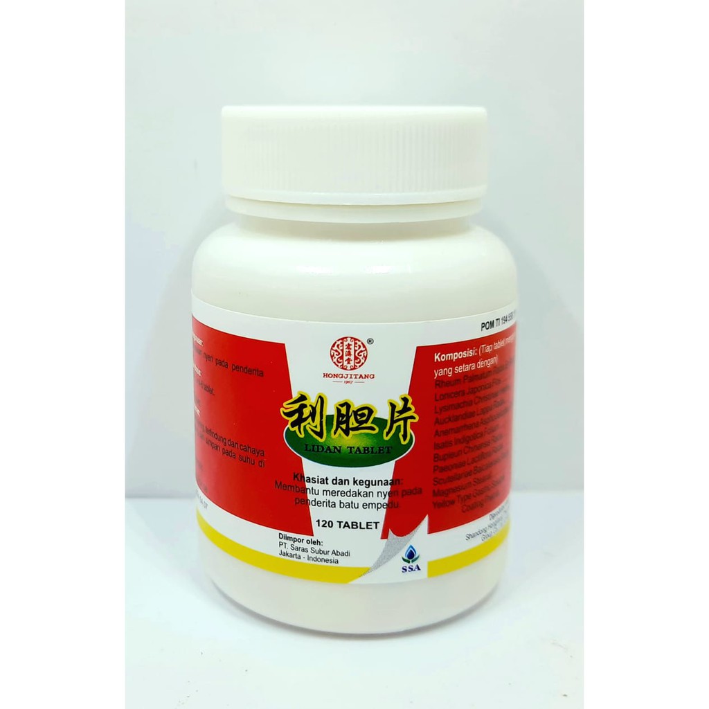 LIDAN TABLETS - obat batu empedu