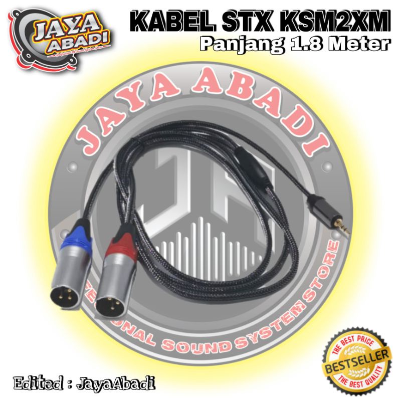 KABEL STX KMS2XM JEK MINI STEREO TO 2 JEK CANON