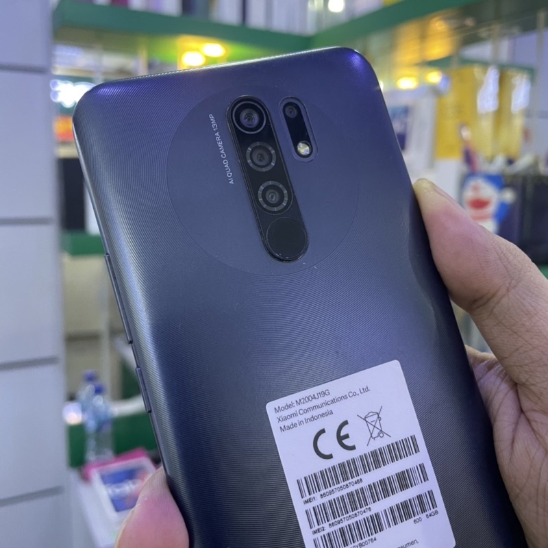 redmi 9 ram 4/64gb second fullset original bekas pakai